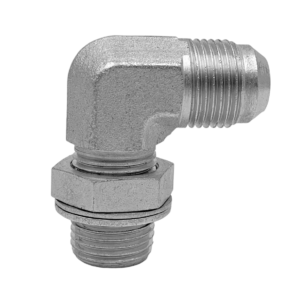 Raccord coude 90° orientable Mâle BSPP x Mâle JIC